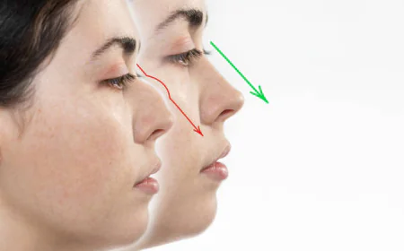 الفرق بين عملية تجميل الأنف الجراحية والغير جراحية