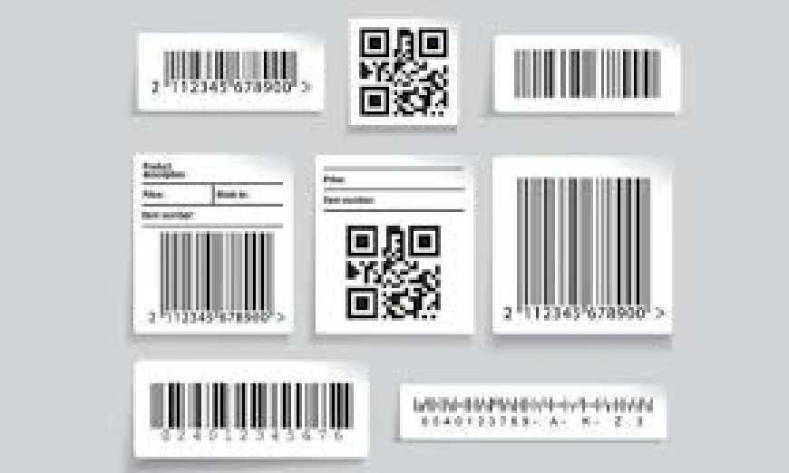Custom barcode sticker