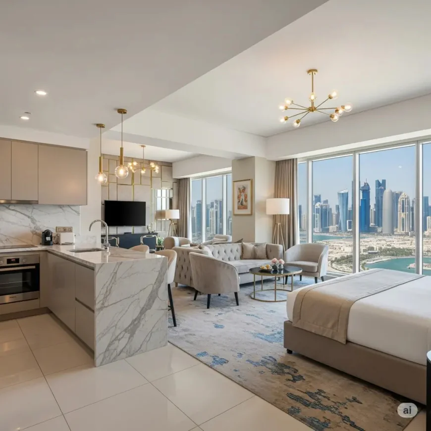 Where to find luxury hotel apartments for rent in Doha?