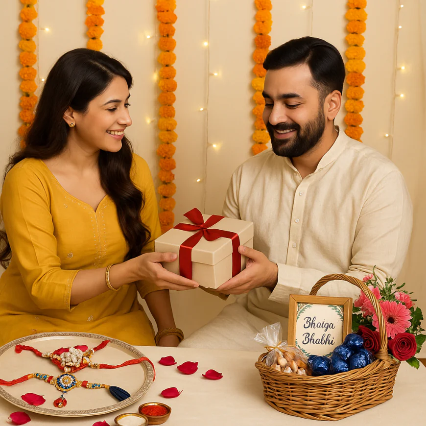 Celebrate Raksha Bandhan with Thoughtful Rakhi Gifts for Bhaiya Bhabhi Online