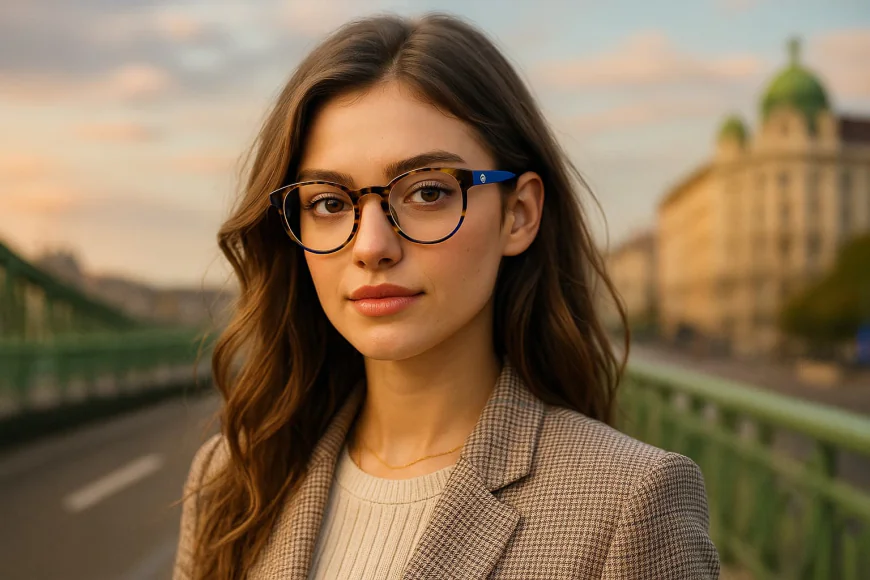 Buy Blue Tortoise Eyeglasses for Men & Women Online | EyeWeb