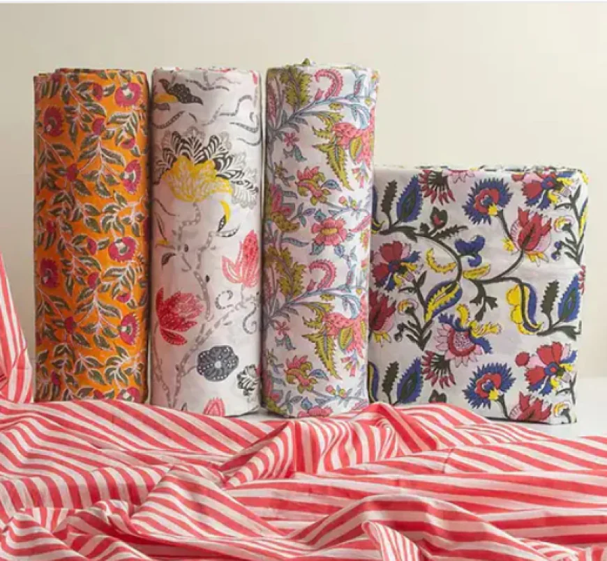 Hand Block Print Fabric – Timeless Elegance in Textile Art