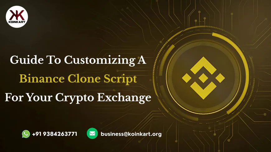Guide To Customizing A Binance Clone Script For Your Crypto Exchange