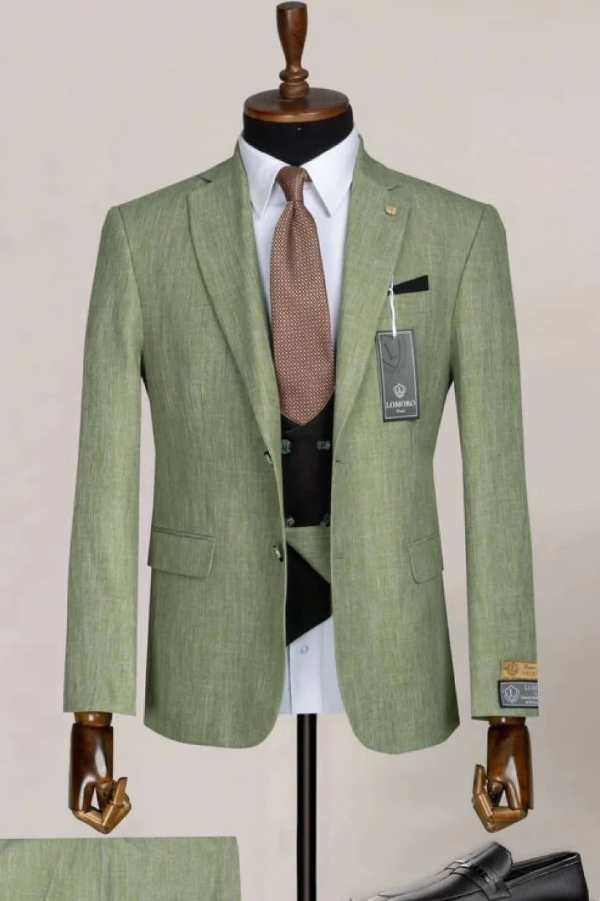 De herontdekking van het linnen pak voor moderne bruidegoms