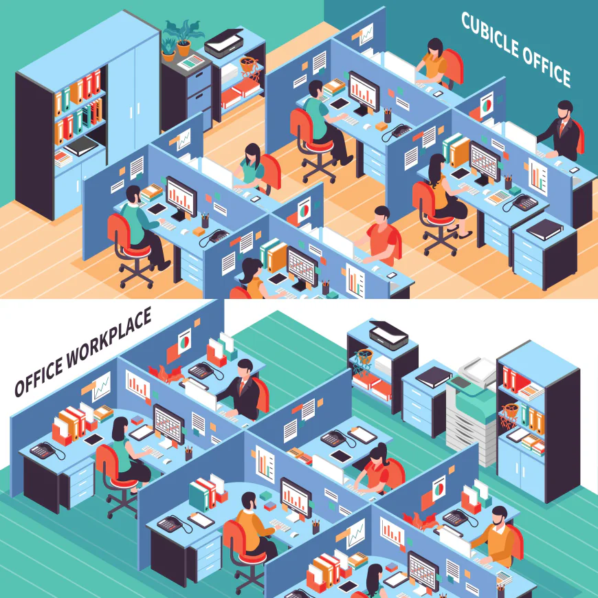 Modern Office Cubicles That Boost Productivity and Privacy