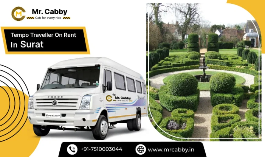 Book Tempo Traveller on Rent in Surat – Travel Comfortably with Mr. Cabby!