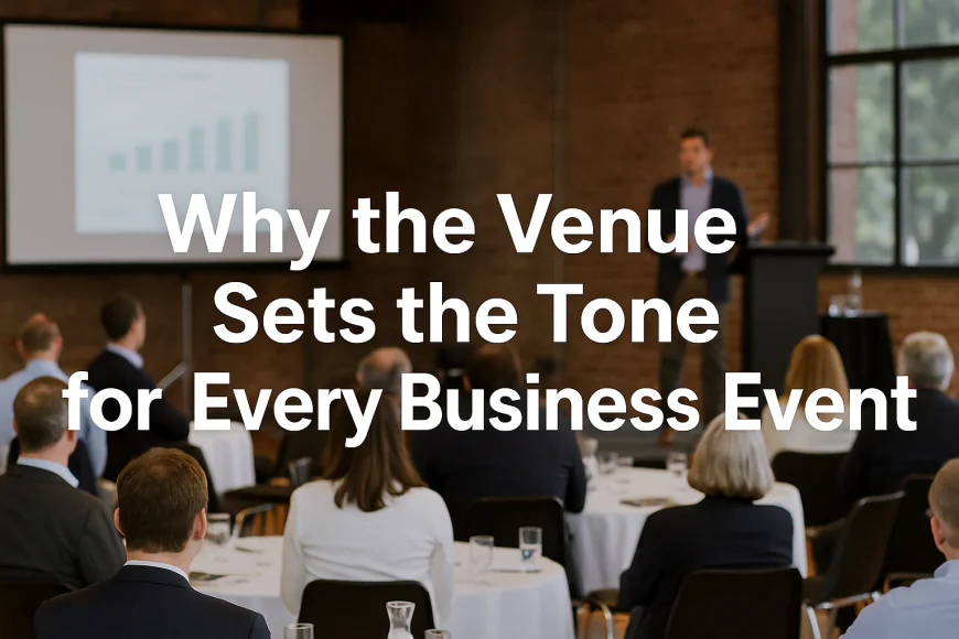 Why the Venue Sets the Tone for Every Business Event