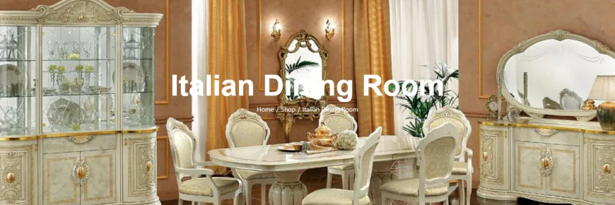 Italian Dining Table and Chairs: The Essence of Style and Sophistication