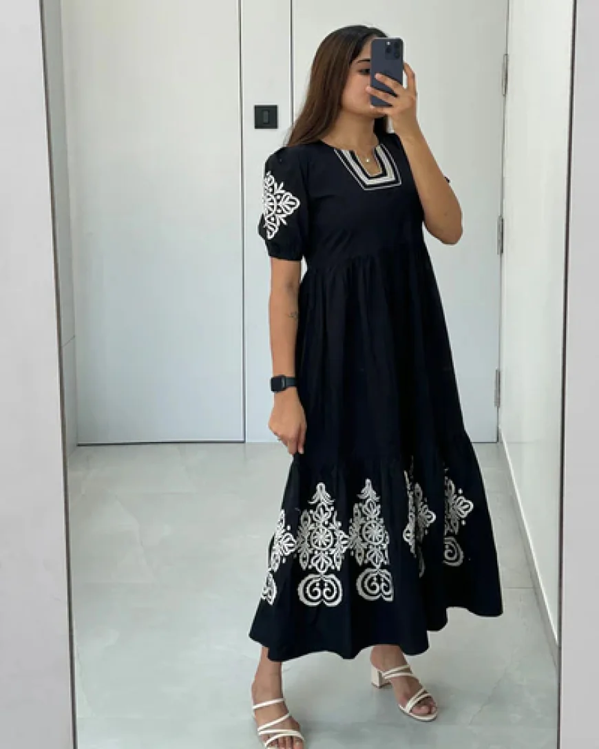 Anrobee Diwali One-Piece Dress for Women | 2025 Festive Wear