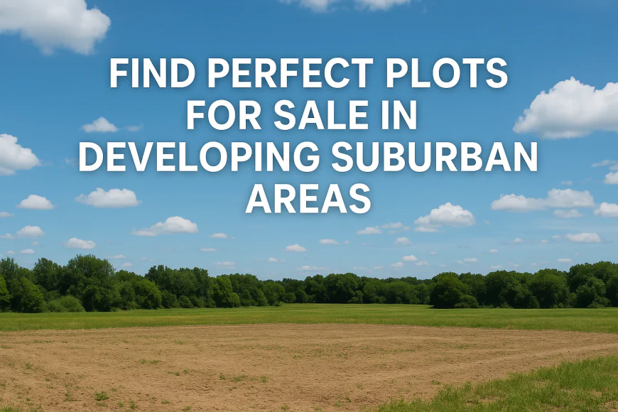 Find Perfect Plots for Sale in Developing Suburban Areas