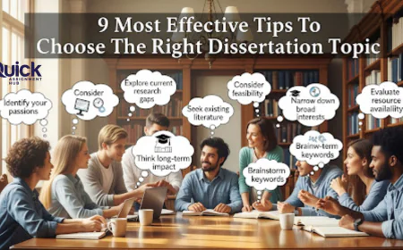 9 Most Effective Tips To Choose The Right Dissertation Topic