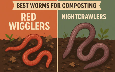 Red Wigglers vs. Nightcrawlers: Best Worms for Composting