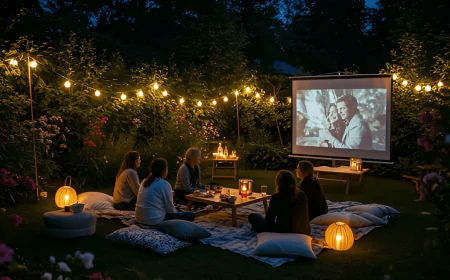The Comprehensive Guide to Outdoor Projector Setup Ideas