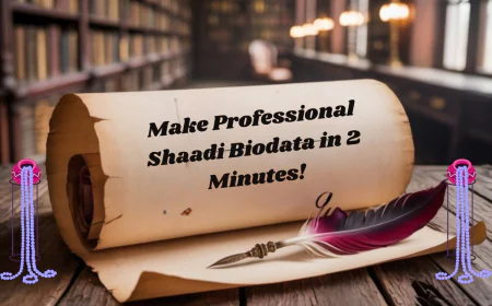 Make Professional Shaadi Biodata in 2 Minutes!