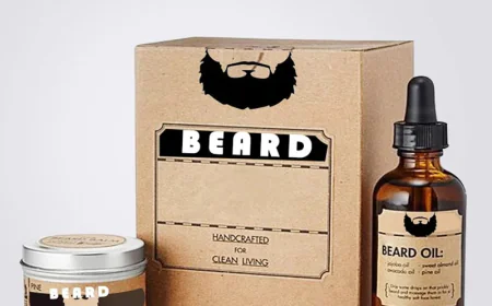 Custom Beard Oil Boxes for Elegant Presentation