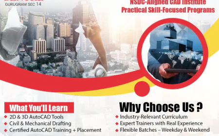 CADD Centre Gurugram Sector 14 – The Best AutoCAD Training Institute for Career Growth in Gurugram