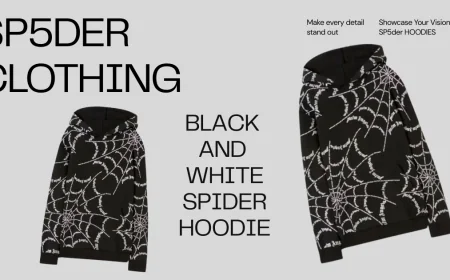 Black and White Spider Hoodie – Streetwear with a Statement