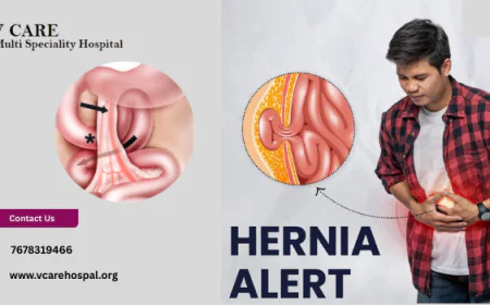 Hernia Surgery In Ghaziabd,Sahibabad | V Care Multispeciality Hospital
