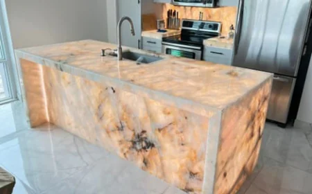 Transform Your Space with Backlit Stone Countertops from Granite and Marble Designs