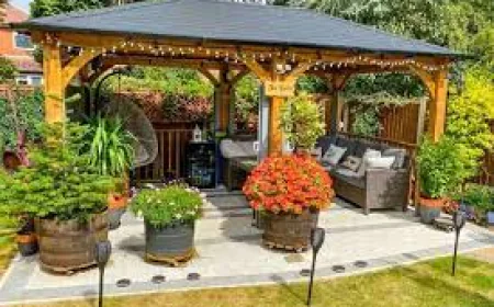 How to Hang Decorations Inside a Gazebo?