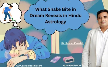 What Snake Bite in Dream Reveals in Hindu Astrology