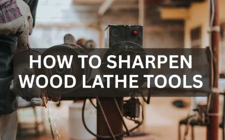 How to Sharpen Wood Lathe Tools: Angles, Methods & Machines