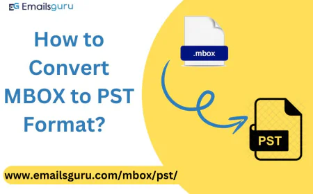 Best Method to Import/Convert MBOX Files to Outlook PST