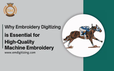 Why Embroidery Digitizing is Essential for High-Quality Machine Embroidery