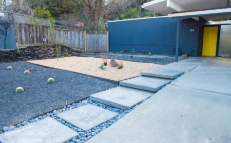 Floating Concrete Steps for a Modern and Practical Finish