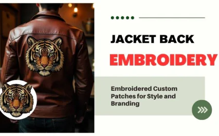 Embroidered Custom Patches for Style and Branding