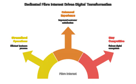 Why Dedicated Fibre Internet Is Essential for Digital Transformation.