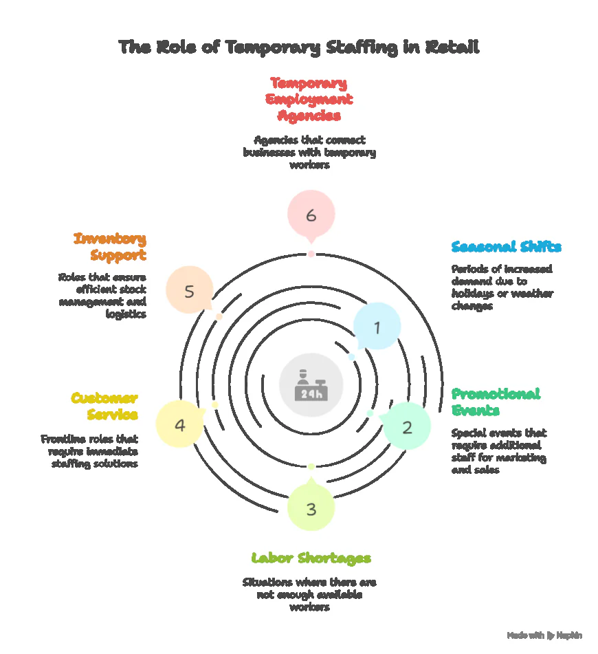 Retail Temp Staffing Trends in Langley.