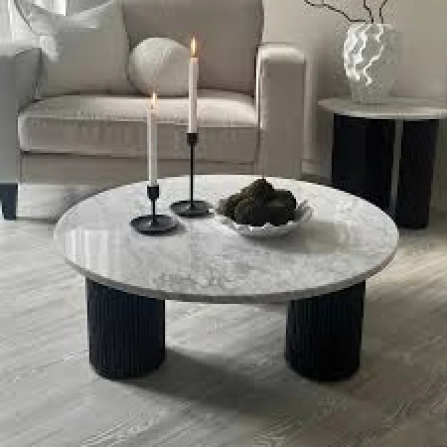 Elevate Your Living Space with a Round Marble Coffee Table