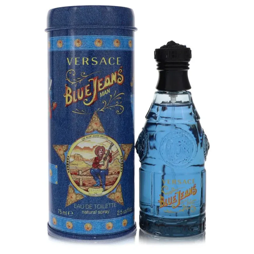 Experience the Iconic Freshness of Versace Blue Jeans Cologne | GiftExo