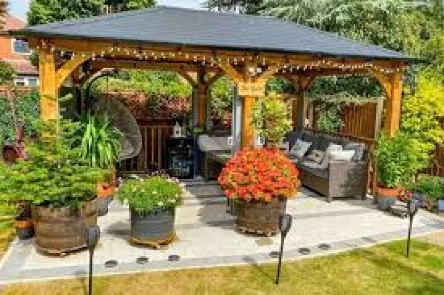 How to Hang Decorations Inside a Gazebo?