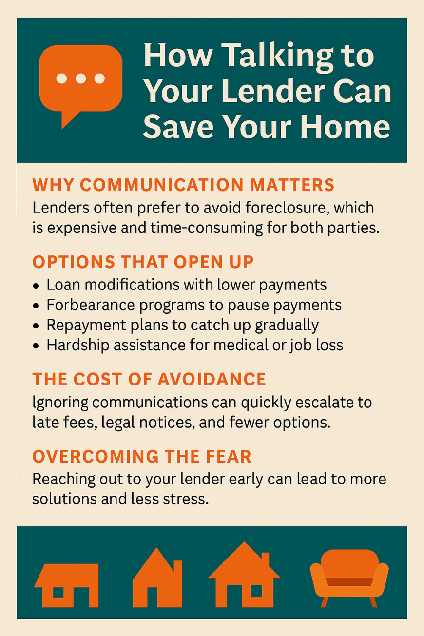 Why Communication With Lenders Is The First Step To Preventing Foreclosure