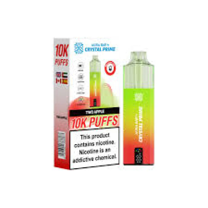 Crystal Prime 10k Vape capsules – Box of 5| Stylish Quality & Taste