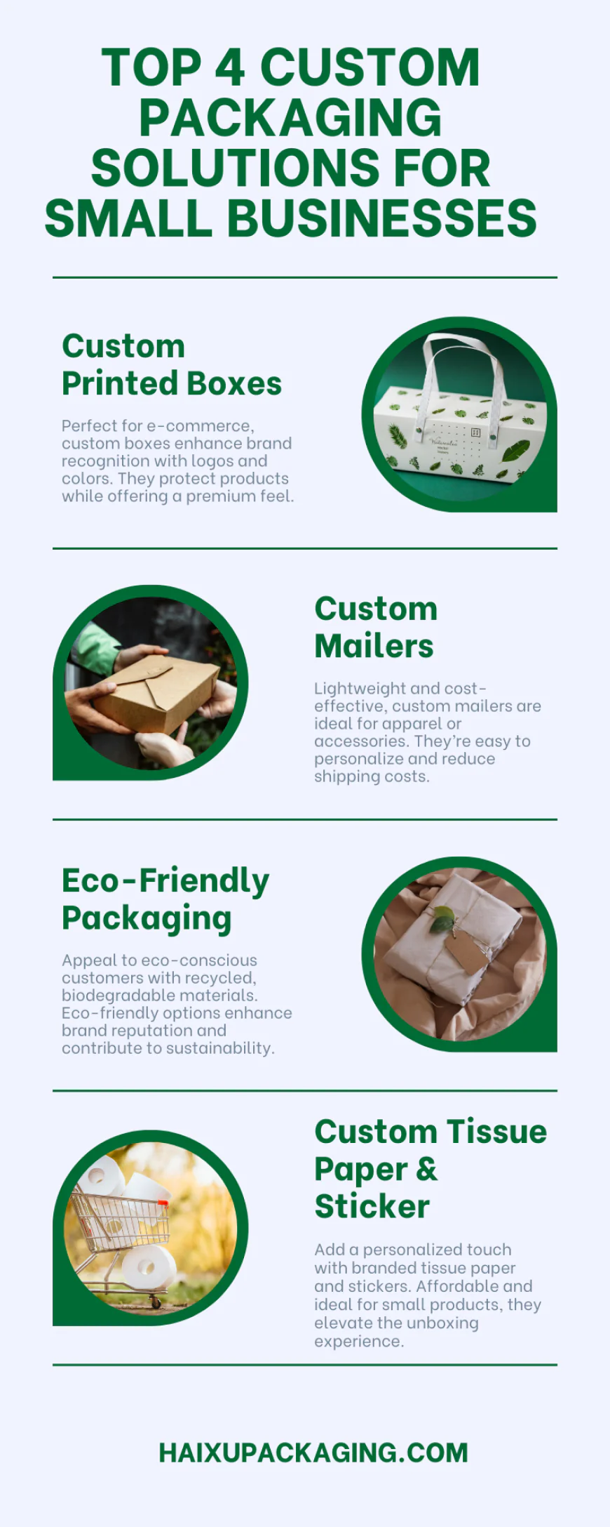 Top 4 Custom Packaging Solutions For Small Businesses
