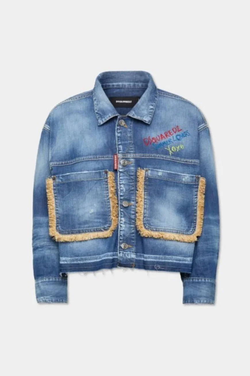 Bold Pattern-Mix Dsquared2 Jeans Experiments for the Daring