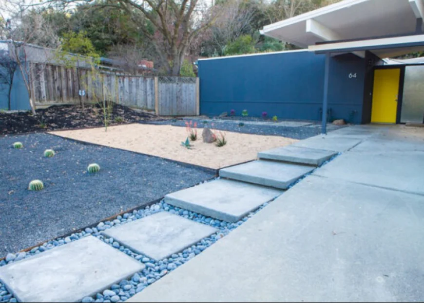 Floating Concrete Steps for a Modern and Practical Finish