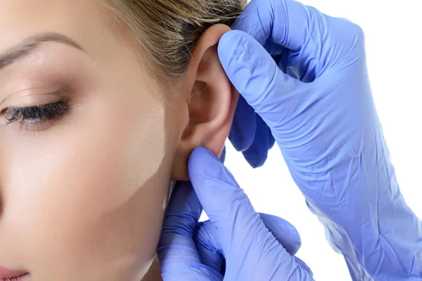 How long is the recovery period after ear reshaping?