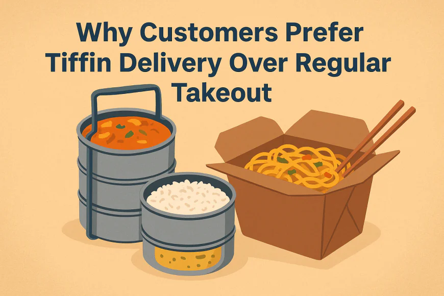 Why Customers Prefer Tiffin Delivery Over Regular Takeout?
