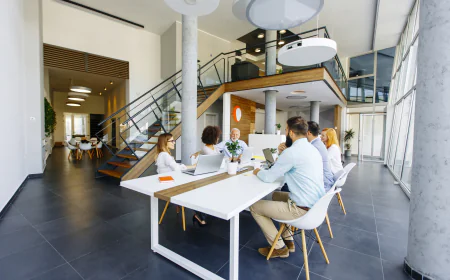 Office Interior Design Company for Co-working Spaces: Flexible Solutions