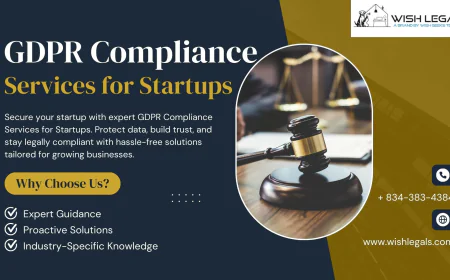 Affordable GDPR Compliance Services for Startups | Wish Legals