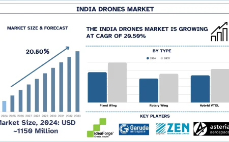 India Drones Market Size & Share Forecast Analysis (2025-2033) | UnivDatos