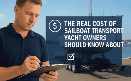 The Real Cost of Sailboat Transport Yacht Owners Should Know About