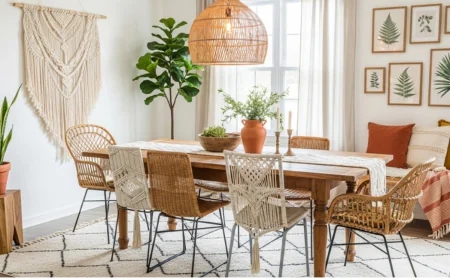 Boho Modern Dining Room: Creating a Cozy, Stylish Space