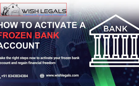 How to Activate a Frozen Bank Account Quickly with Professional Support | Wish Legals Step-by-Step Legal Assistance