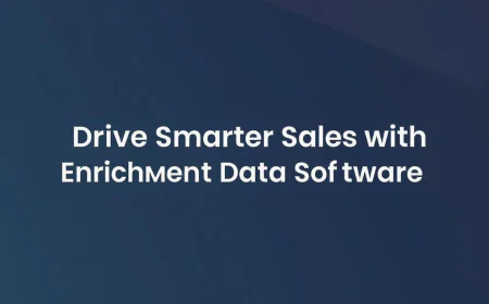 Drive Smarter Sales with Enrichment Data Software