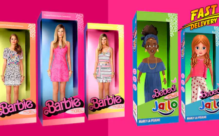 custom printed Barbie doll box wholesale USA